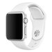 Curea iUni compatibila cu Apple Watch 1/2/3/4/5/6/7, 42mm, Silicon, White