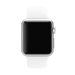 Curea iUni compatibila cu Apple Watch 1/2/3/4/5/6/7, 42mm, Silicon, White